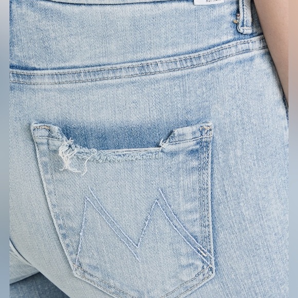 Mother Pixie Ankle Fray Action Shot Jean - Picture 3 of 16